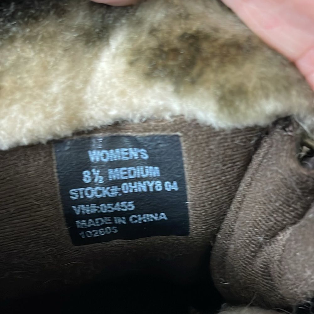 L. L. Bean Faux Fur Winter Snow Bootss Size 8.5 Brown - Picture 6 of 16